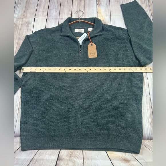 NWT. Weatherproof Vintage Gray Quarter Zip Sweater. Size XL. - Picture 5 of 9